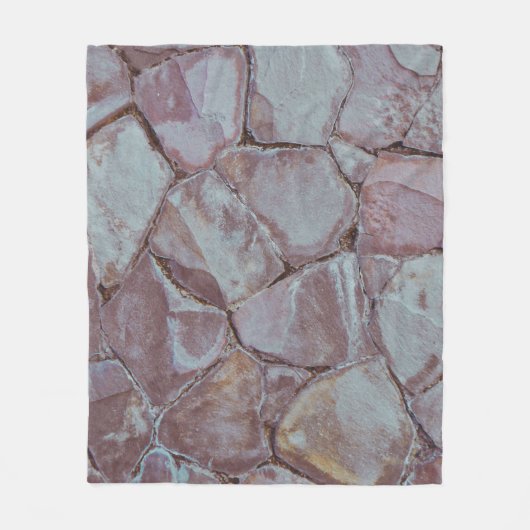 Brick-muur Fleece Deken (Voorkant)