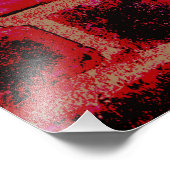 Brick-muur Foto Afdruk (Hoek)