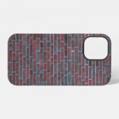 Brick-muur iPhone Hoesje (Achterkant horizontaal)