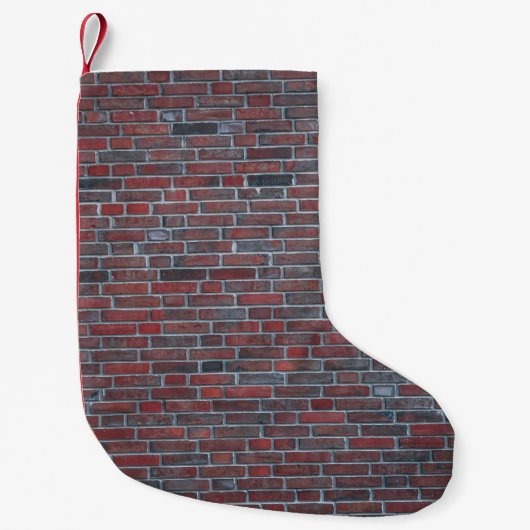 Brick-muur Kleine Kerstsok (Voorkant)