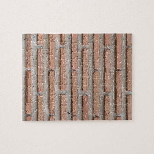 Brick-muur Legpuzzel (Horizontaal)
