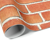 Brick-muur met hoge blootstelling cadeaupapier (Rol Hoek)