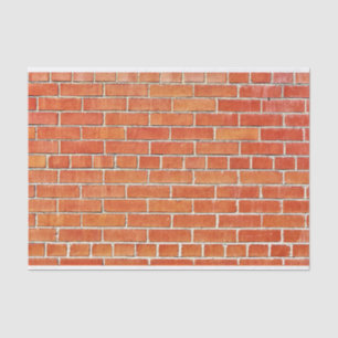 Brick-muur met hoge blootstelling tissuepapier
