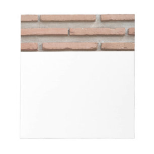 Brick-muur Notitieblok