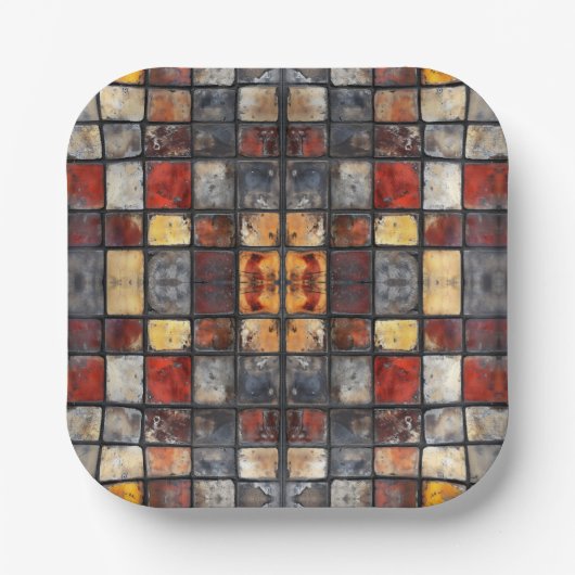 Brick-muur Papieren Bordje (Voorkant)