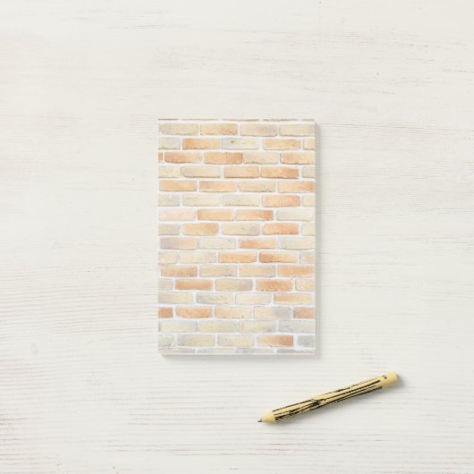 Brick-muur Post-it® Notes (Op bureau)