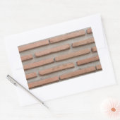 Brick-muur Rechthoekige Sticker (Envelop)
