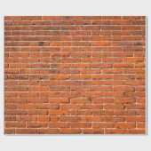 Brick-muur rode muur muur cadeaupapier (Vlak)