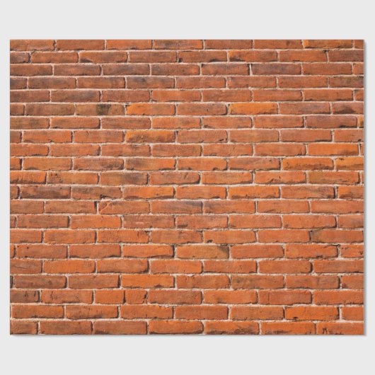 Brick-muur rode muur muur cadeaupapier (Vlak)