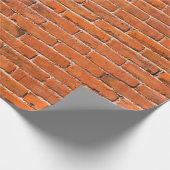 Brick-muur rode muur muur cadeaupapier (Hoek)