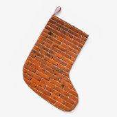 Brick-muur rode muur muur kleine kerstsok (Voorkant (Hangend))