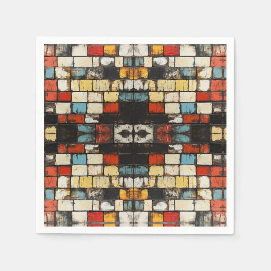 Brick-muur Servet (Voorkant)