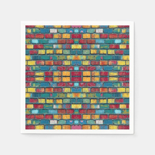 Brick-muur Servet (Voorkant)