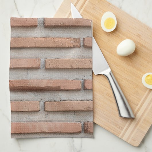 Brick-muur Theedoek (Quarter Fold)