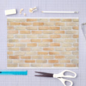 Brick-muur Tissuepapier (Craft)
