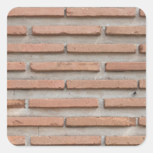 Brick-muur Vierkante Sticker