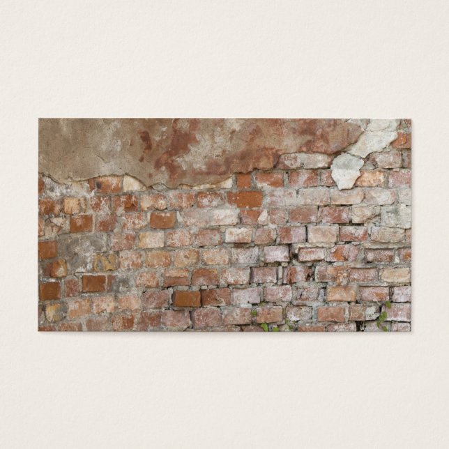 Brick-muur Visitekaartjes (Voorkant)