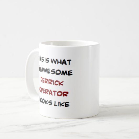 brick operator, geweldige koffiemok (Voorkant links)