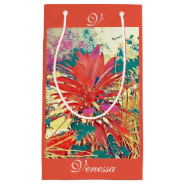 Brick Oranje Abstract Art Garden Struik Monogram B Klein Cadeauzakje