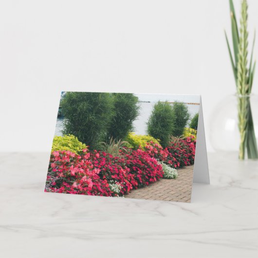 Brick Path Verjaardag Kaart (Voorkant)