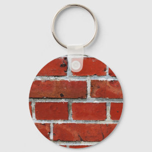 Brick Pattern Button Sleutelhanger