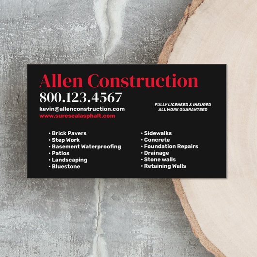 Brick Pavers oprit en patio's Visitekaartje