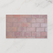Brick Pavers Visitekaartje (Achterkant)