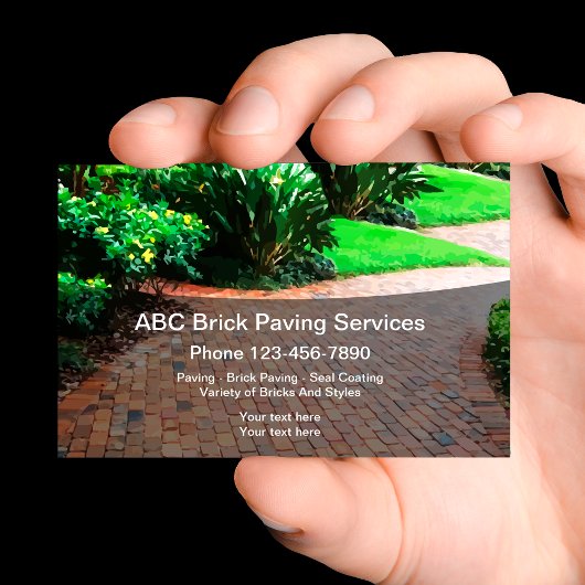 Brick Paving and Remodeling Visitekaartje