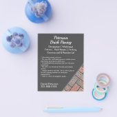 Brick Paving Driveway-promotie Flyer (Enkel)