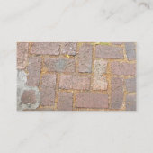 Brick Paving Pavement Visitekaartje (Achterkant)