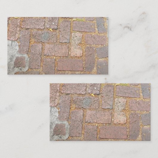 Brick Paving Pavement Visitekaartje (Voorkant / Achterkant)
