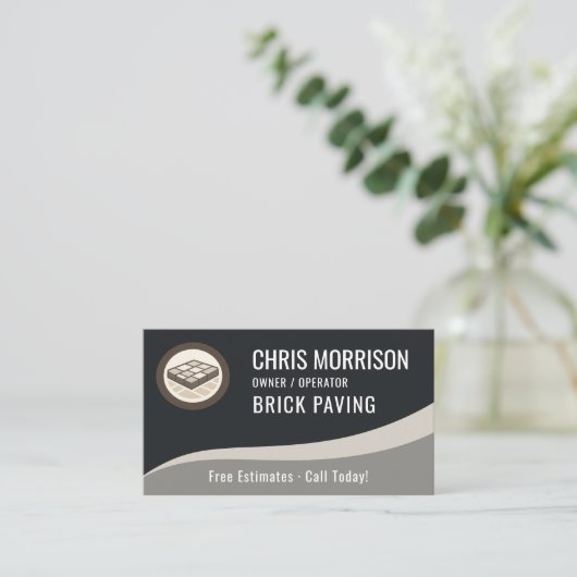 Brick Paving Professional Visitekaartje (Staand voorkant)