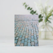 Brick Plaza bij The Grand Place - Brussel, België Briefkaart (Staand voorkant)