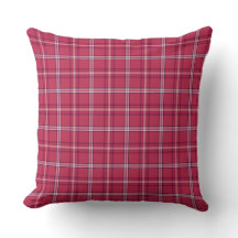 Brick Red and Soft Peach Plaid