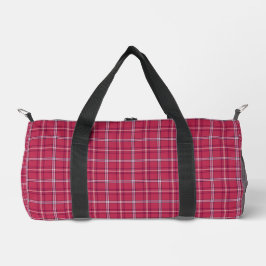 Brick Red and Soft Peach Plaid Plunjezak