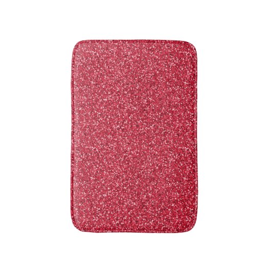Brick Red Glitter Badmat (Voorkant Verticaal)