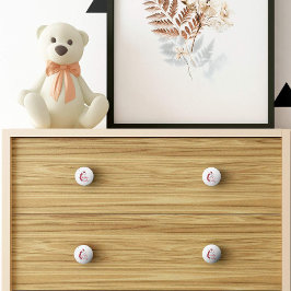 Brick Red, ik voel me lekker. Keramische Knop