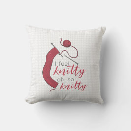 Brick Red, ik voel me lekker. Kussen