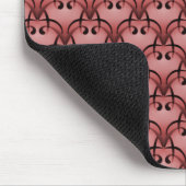 Brick Red Sophisticated Bliss Mousepad Muismat (Hoek)
