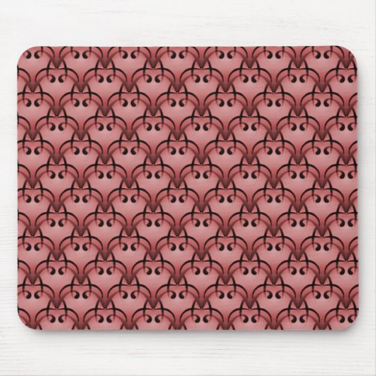 Brick Red Sophisticated Bliss Mousepad Muismat (Voorkant)