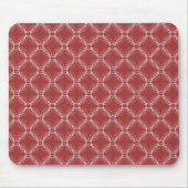 Brick Red Uptown Elegance Mousepad Muismat (Voorkant)