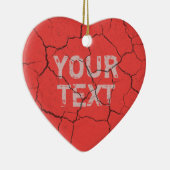 Brick    RedCeramic Ornament Heart (Rechts)