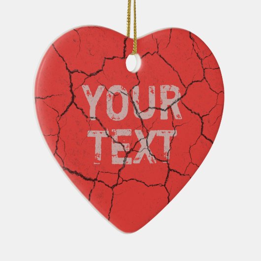 Brick    RedCeramic Ornament Heart (Rechts)