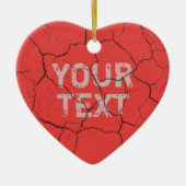 Brick    RedCeramic Ornament Heart (Voorkant)