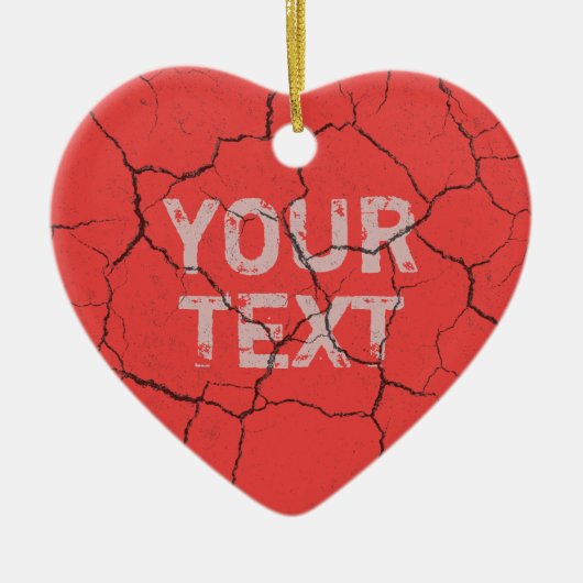 Brick    RedCeramic Ornament Heart (Voorkant)