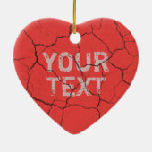 Brick    RedCeramic Ornament Heart (Achterkant)