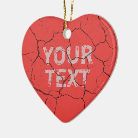Brick    RedCeramic Ornament Heart (Links)