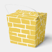 Brick Road - Geel en transparant Bedankdoosjes (Achterkant)
