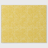 Brick Road - Geel en transparant Cadeaupapier (Vlak)