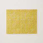 Brick Road - Geel en transparant Legpuzzel (Horizontaal)